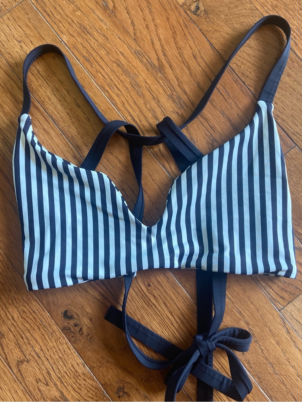 Boys + Arrows Dylan Bikini Top in 1942 Stripe